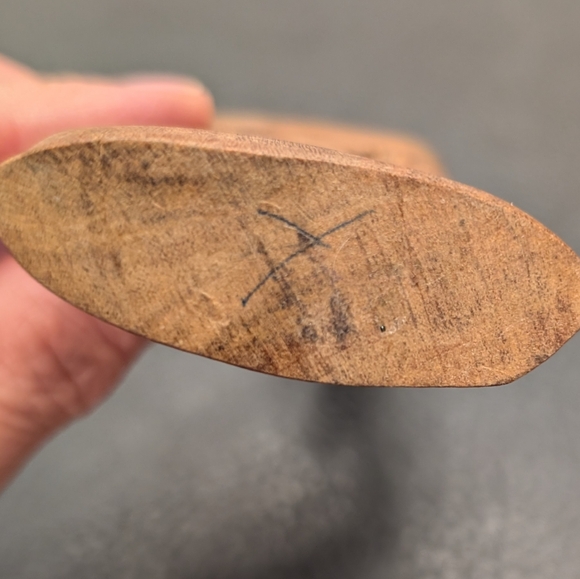 Vintage Gazelle Hand Carved Wood Art Decor Sculpture Trinket MCM African Safari - Picture 9 of 9